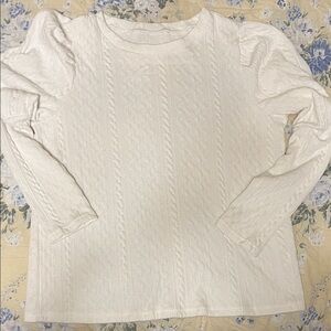 Winter sale 3 for 10 ❄️ White Cable Knit Sweater